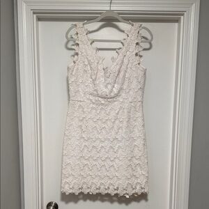 Lilly Pulitzer Elegant White Lace Dress